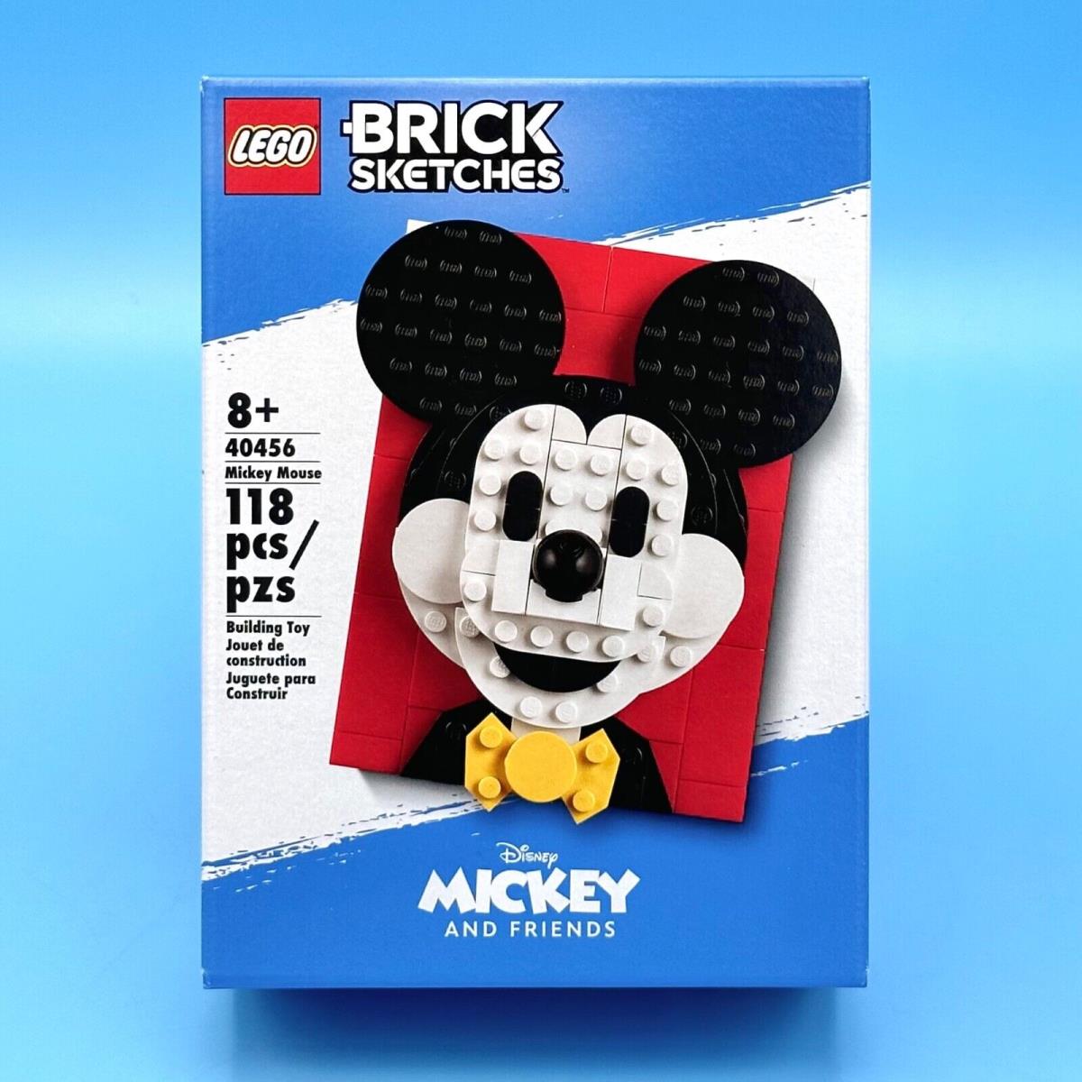 Lego Brick Sketches Mickey Minnie Mouse 40456 40457 Disney Mickey and Friends Mickey Mouse Only