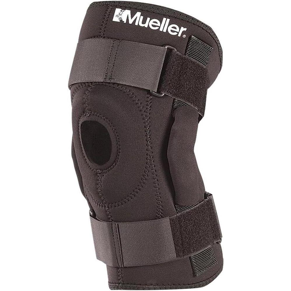 Mueller Triaxial Hinged Knee Brace Black Slip on Design - Medium