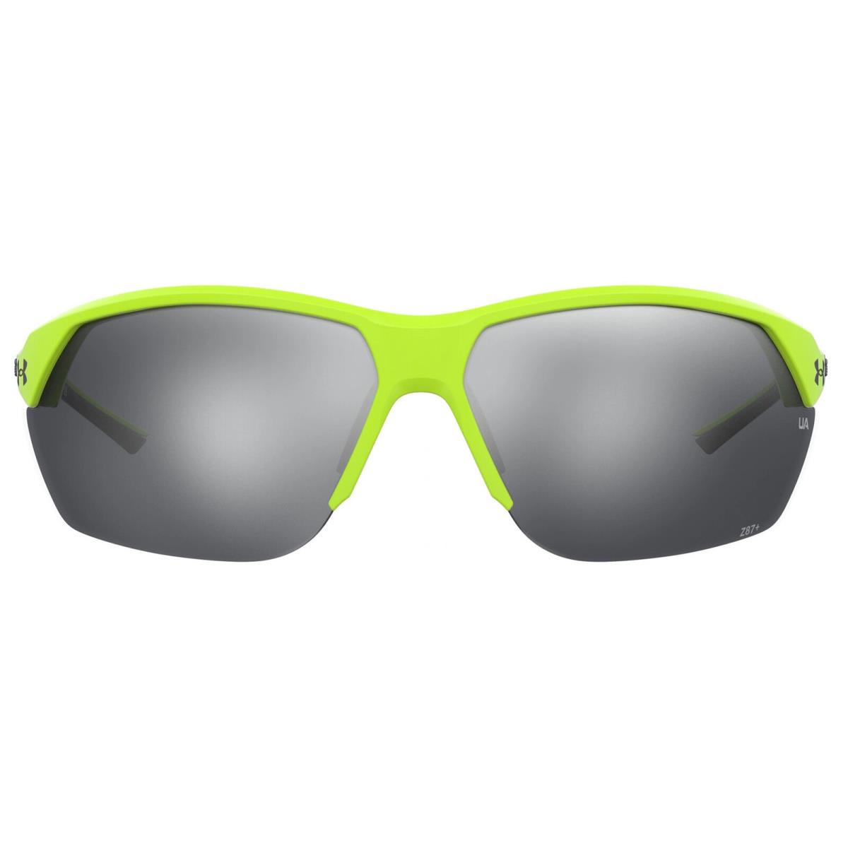 Under Armour Compete Green-yellow Ansi Z87+ Semi-rimless Sunglasses 00IE-QI