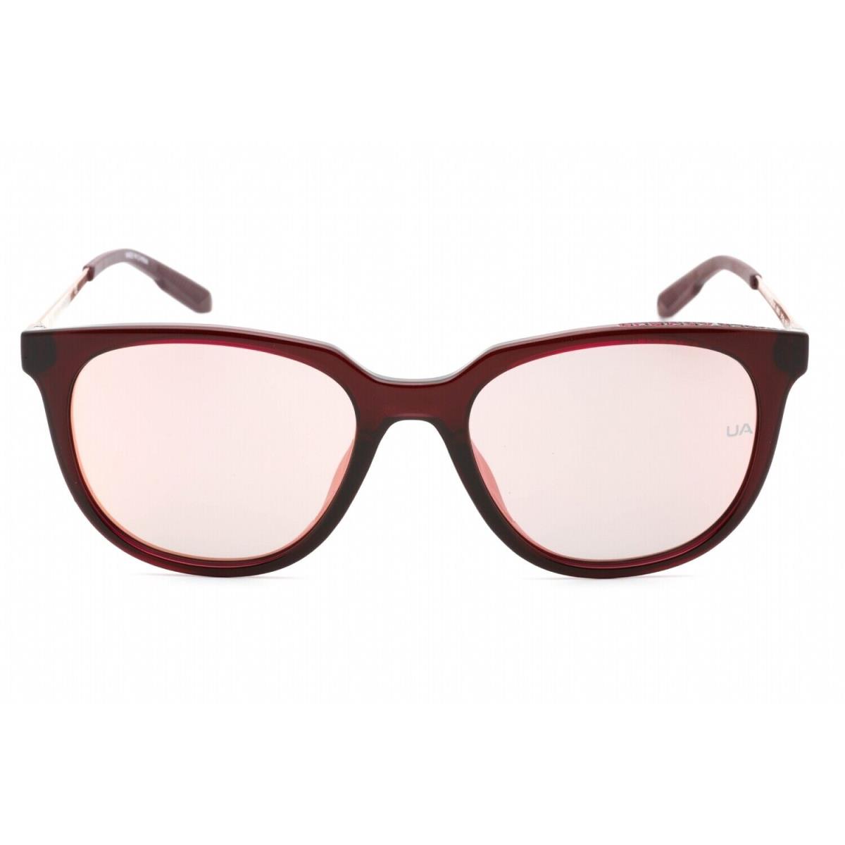 Under Armour UACIRCUIT-IMM0J-54 Sunglasses Size 54mm 145mm 18mm Red Unisex - Frame: red, Lens: rosegold