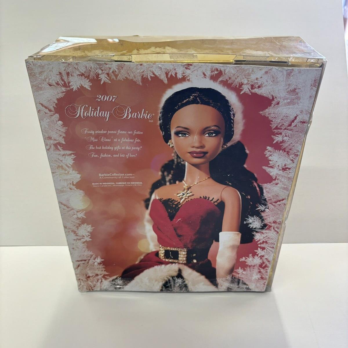 Mattel 2007 Holiday Barbie Doll African American Collector Nrfb