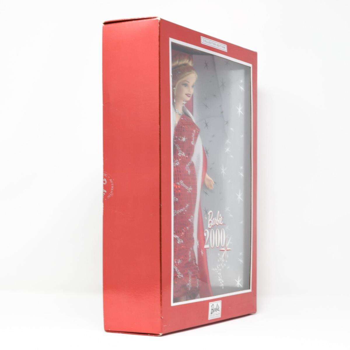 Barbie 2000 Collector Edition Red Silver Elegant Millennium Year Doll Pwb