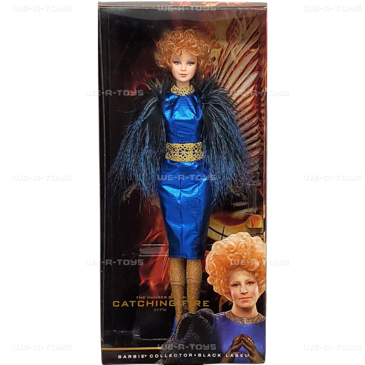 Barbie The Hunger Games Catching Fire Effie Trinket Doll Black Label X8427