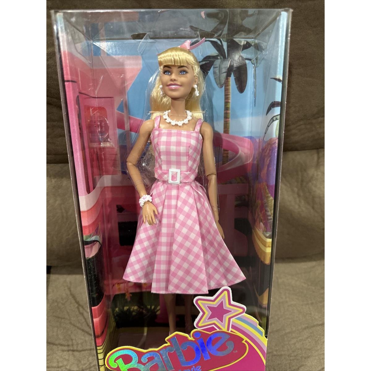 Barbie The Movie Collectible Doll Margot Robbie as Barbie in Pink Gingham Dress