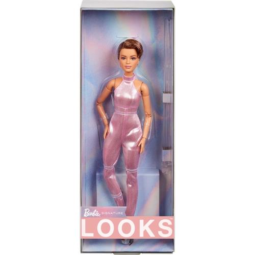 Barbie Looks Doll Collectible No. 22 with Pixie Cut Modern Y2K Fashion Sequi