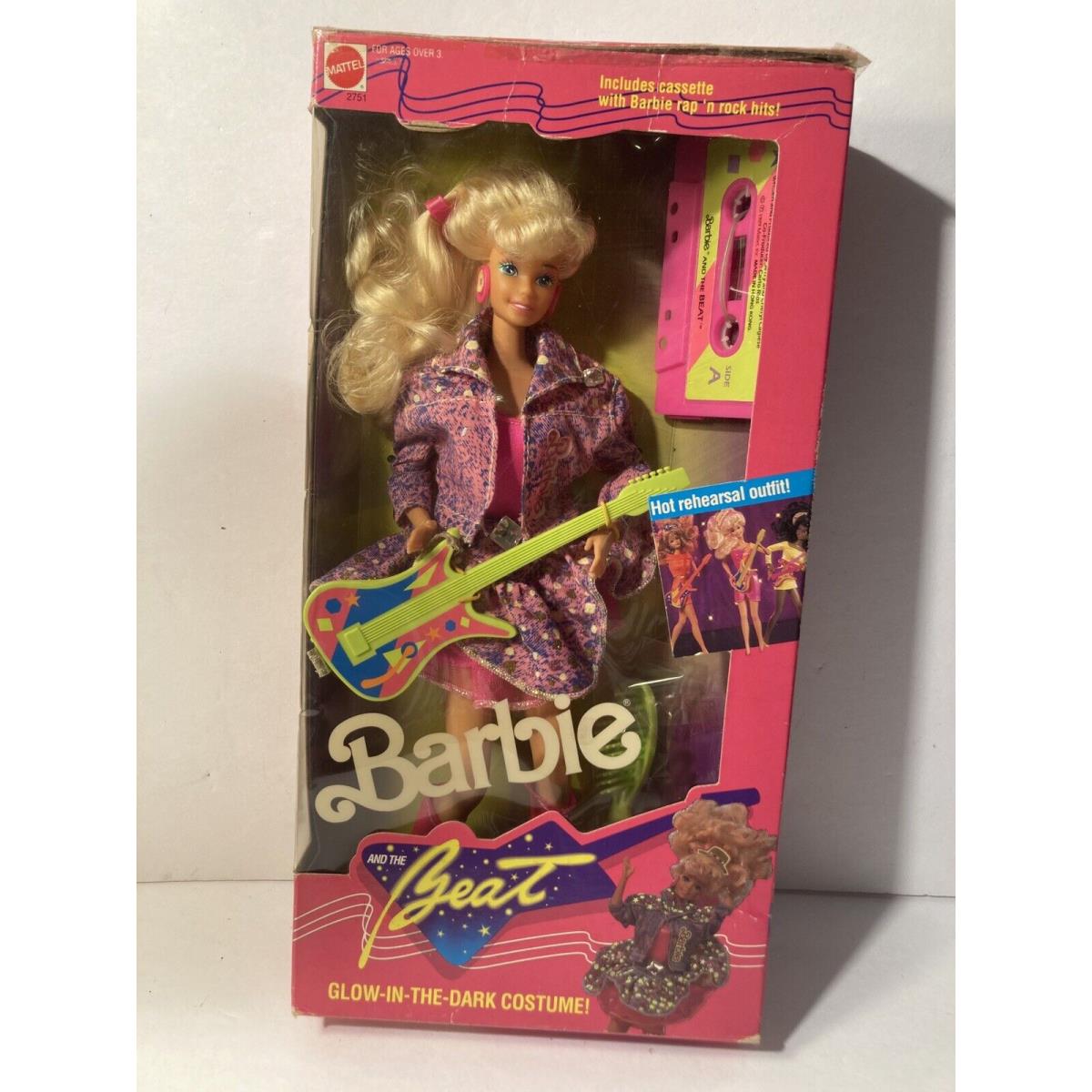 1989 Vintage Barbie and The Beat - 2751 - Glow in The Dark