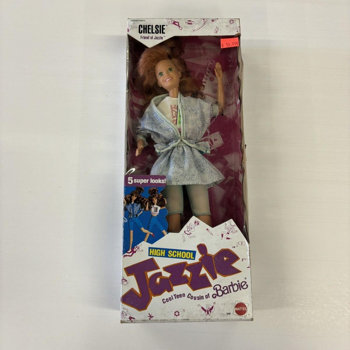 Barbie High School Jazzie Teen Friend Chelsie Doll 1988 Mattel 3698