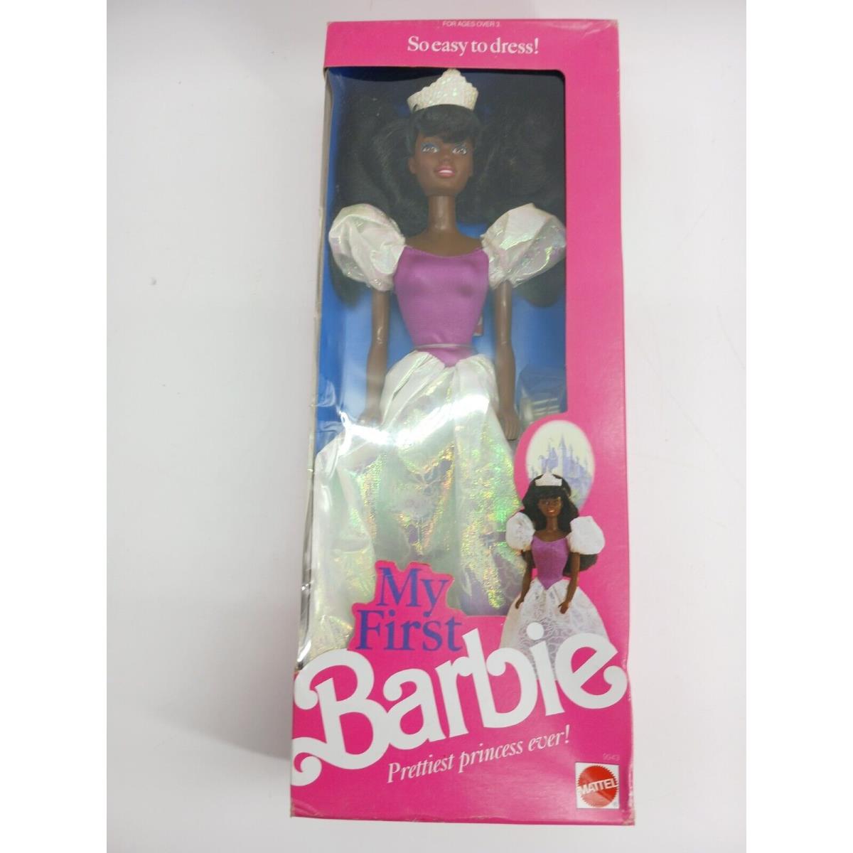 1989 My First African American Barbie Princess Doll - In Box 9943