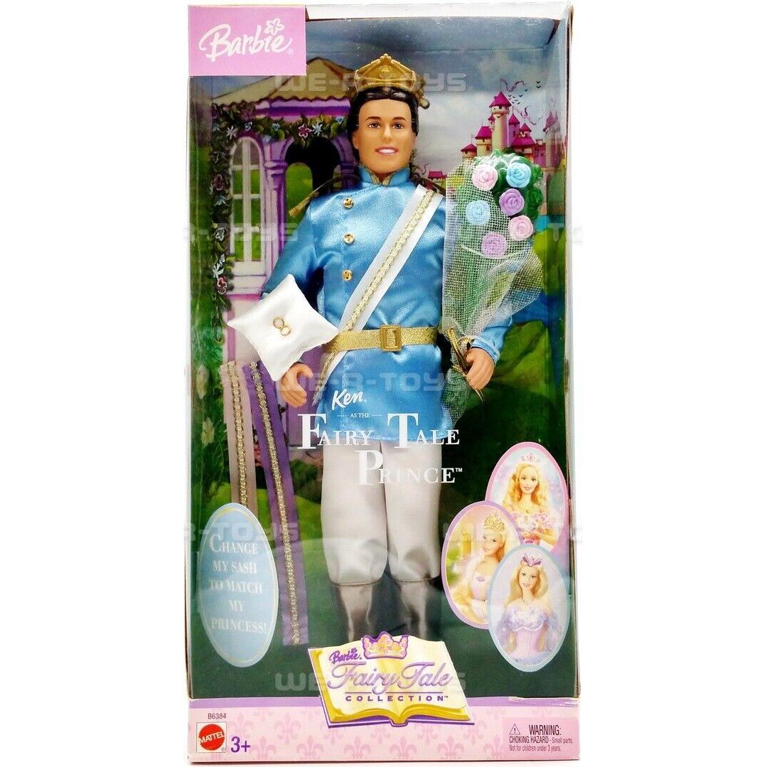 Barbie Ken as The Fairy Tale Prince Doll 2003 Mattel B6384