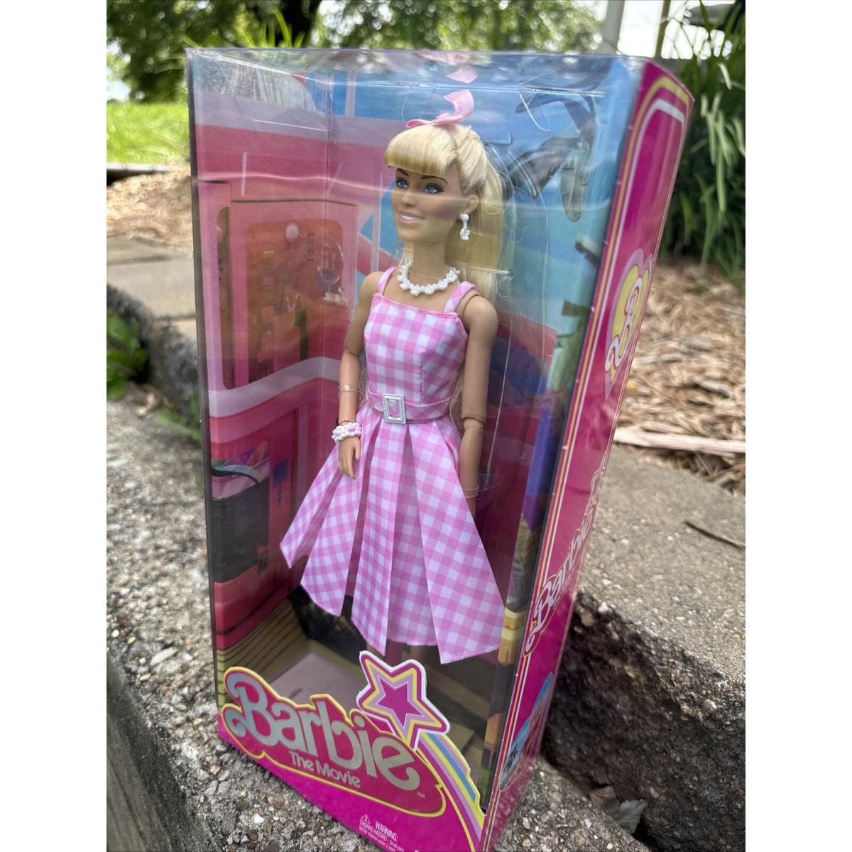 Barbie The Movie Collectible Doll Margot Robbie as Barbie in Pink Gingham Dress