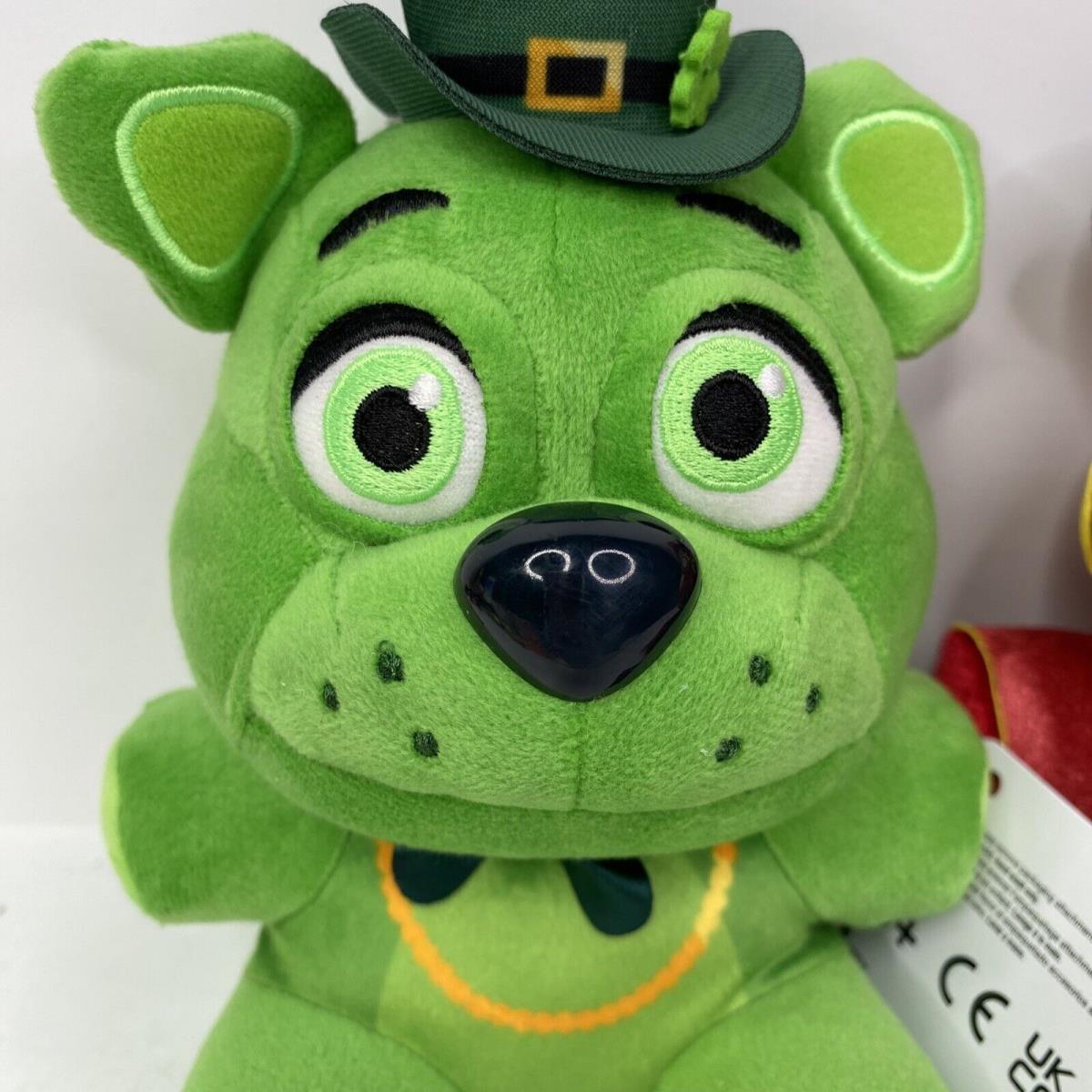 Funko Fnaf AR Shamrock Freddy and Livewire Freddy Exclusive Plush Bundle IN Hand