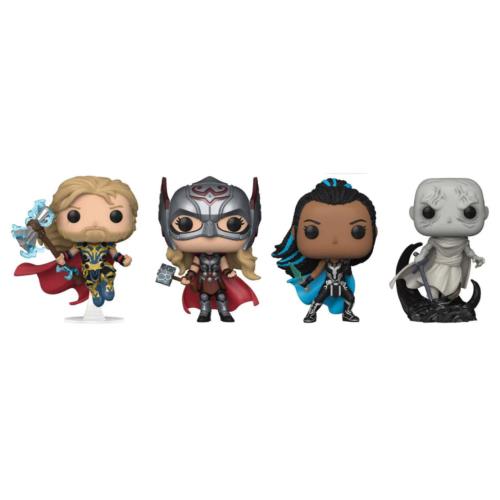Funko Pop Thor 4 Love and Thunder Exclusive 4-Pack