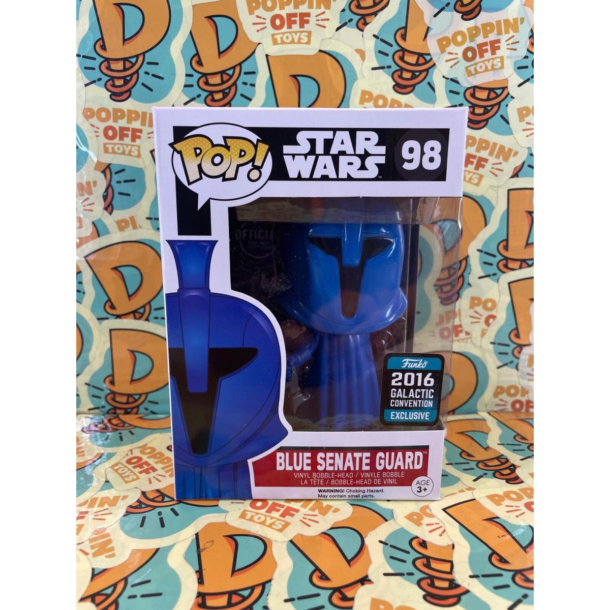 Funko Pop Star Wars: Blue Senate Guard 2016 Galactic Convention 98