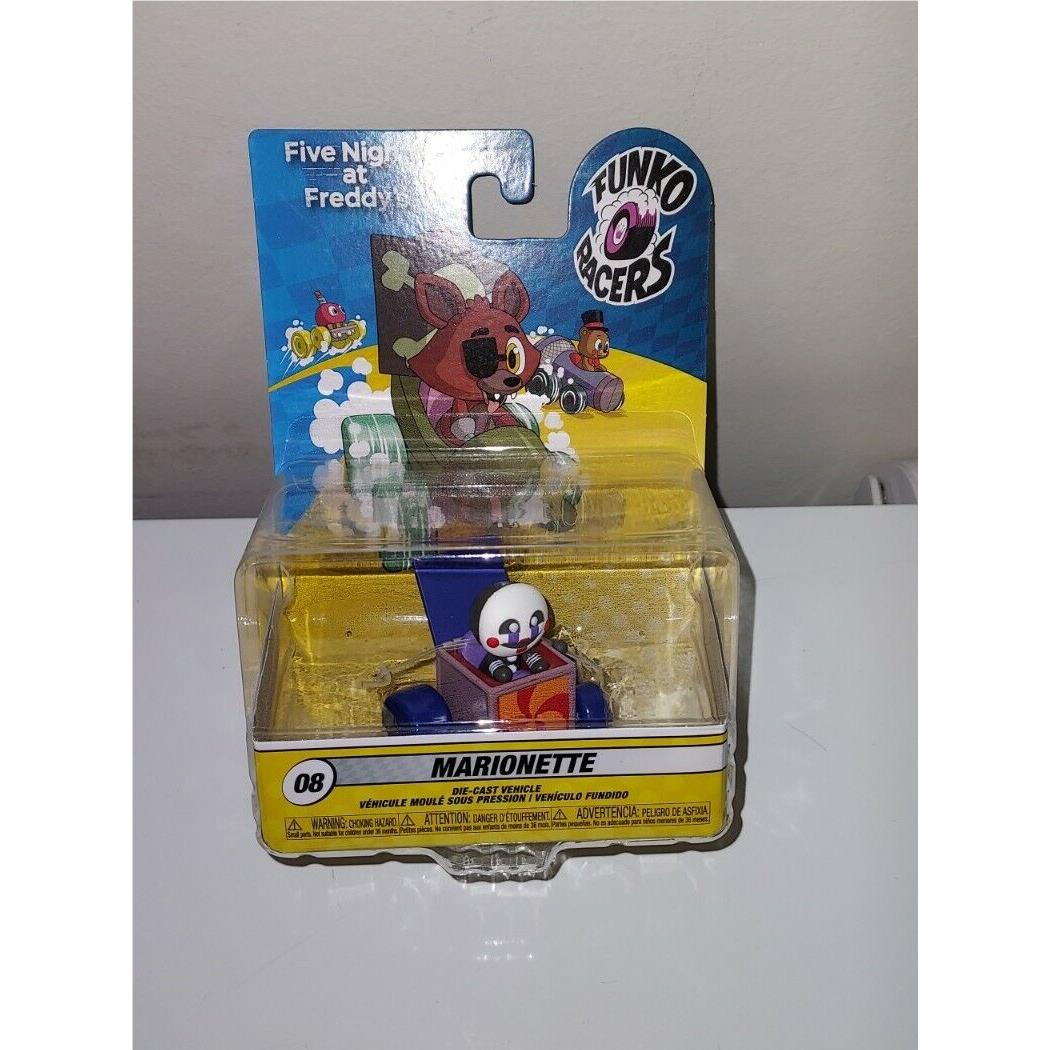 Five Nights Freddy`s Funko Racers Fnaf Marionette 08 Diecast Vehicle Kids Toy