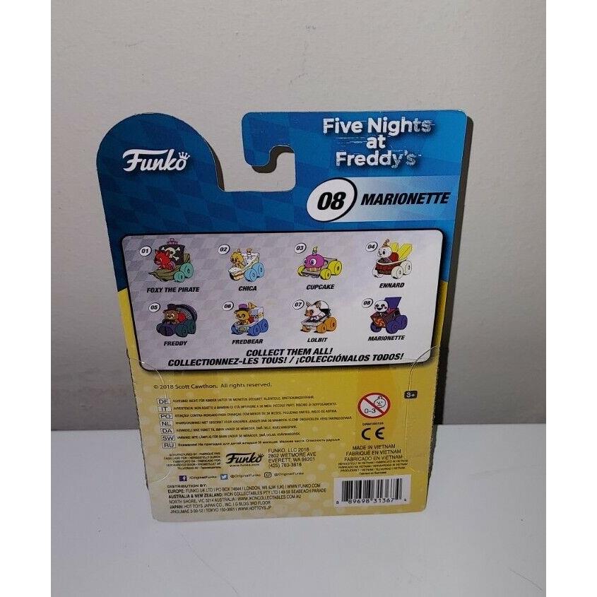 Five Nights Freddy`s Funko Racers Fnaf Marionette 08 Diecast Vehicle Kids Toy