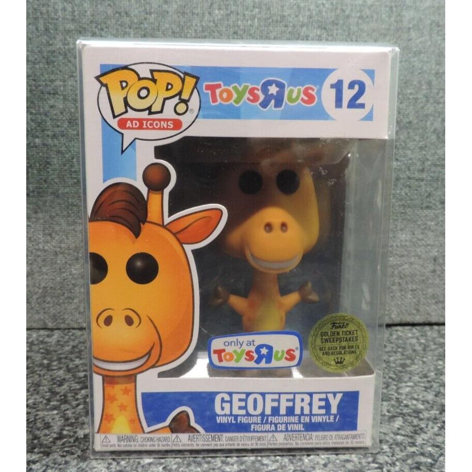 Funko Pop Ad Icons Geoffrey Toys R Us 12 Vinyl Figure Golden Ticket Sweepstakes