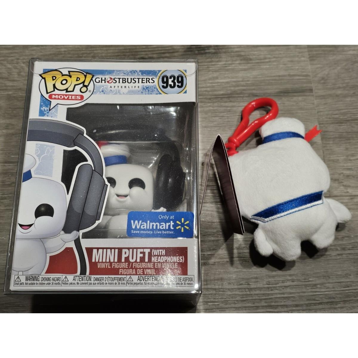 Funko Pop 939 Mini Puft with Headphones Exclusive W/ Mini Puft Keychain Plush