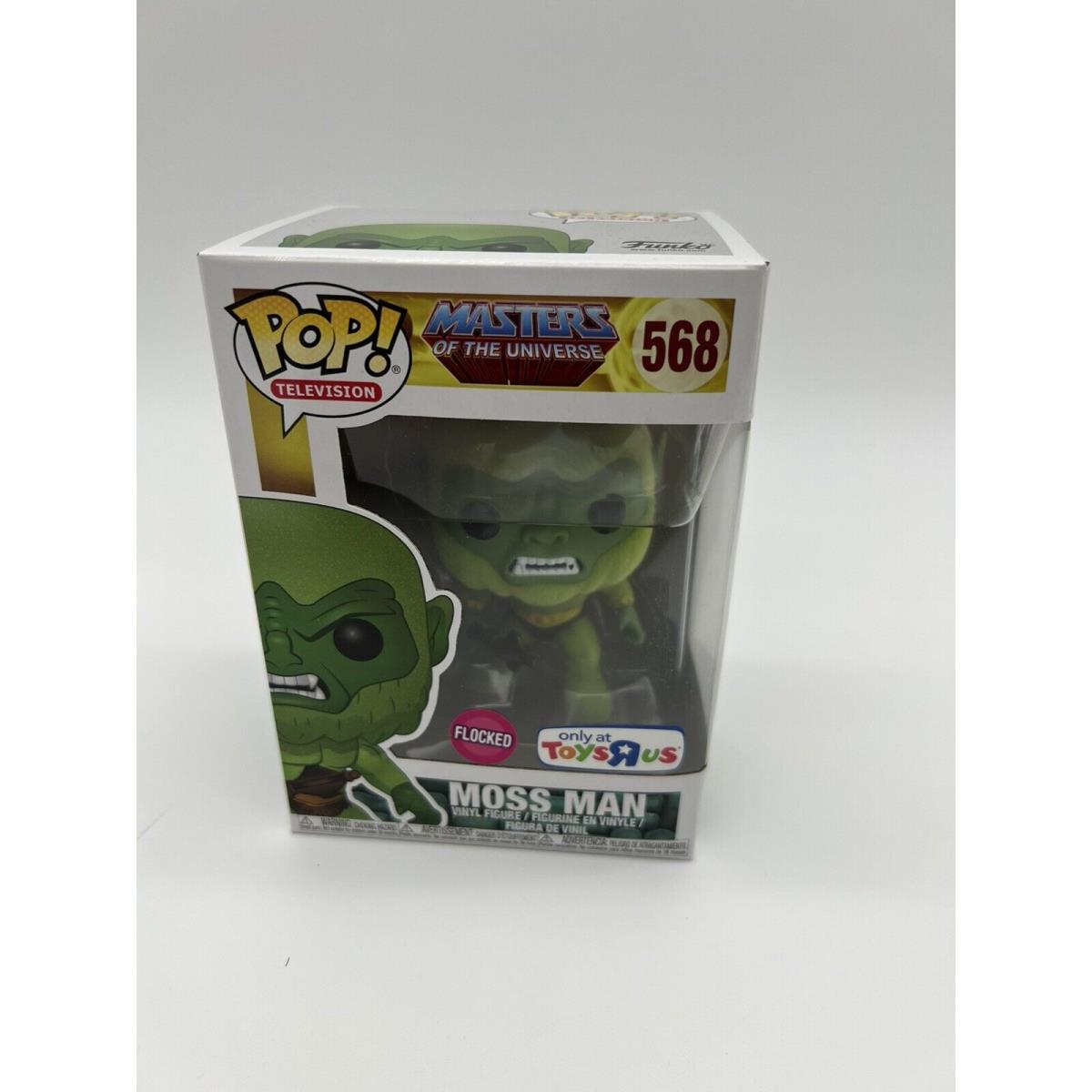 Funko Pop Masters Of The Universe Motu Moss Man 568 Toysrus Flocked Exclusive