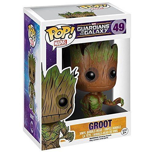 Funko Pop Marvel`s Guardians of The Galaxy Groot Extra Mossy Bobblehead Figure