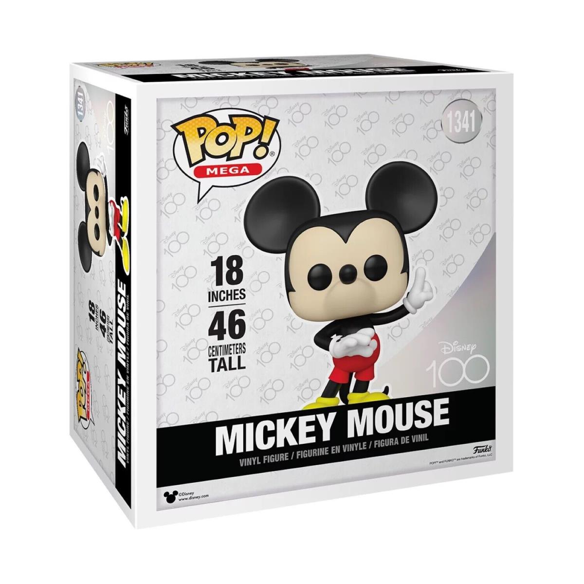 Funko Pop Mega Disney 100th Anniversary Mickey Mouse 18 Vinyl Figure