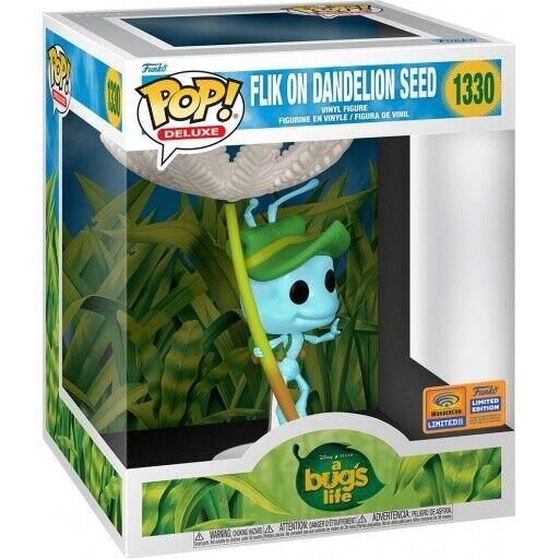 Funko Pop Movies: Wondercon 2023 A Bug`s Life Flik on Dandelion Seed