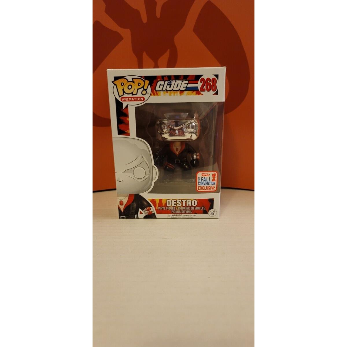 Funko Pop Vinyl: G.i. Joe - Destro - Chrome - Toys R Us York Comic