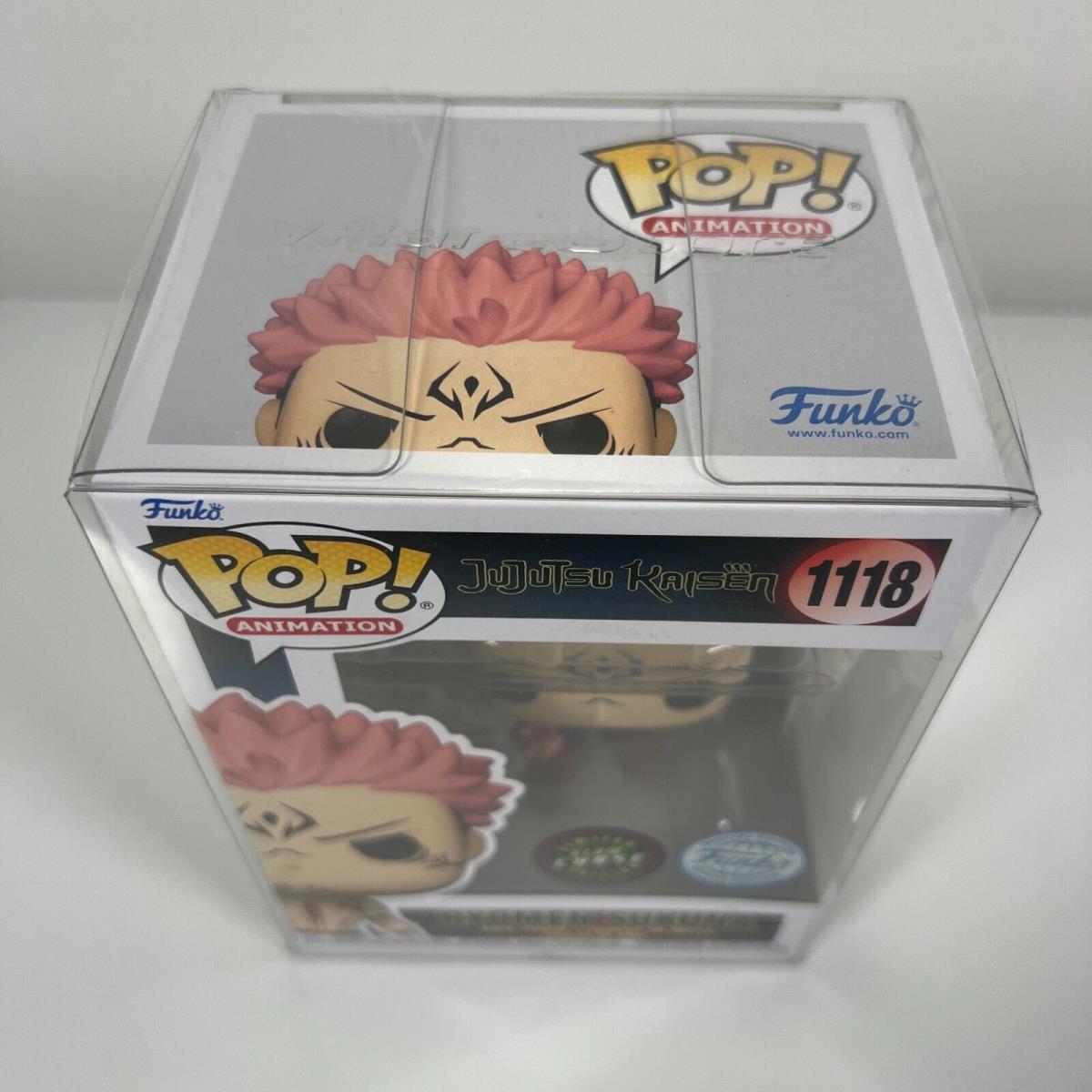 Funko Pop Jujutsu Ryomen Sukuna 1118 Glow Chase Limited Edition Anime Figure