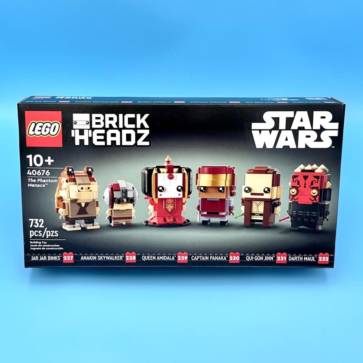 Lego Star Wars Brickheadz The Phantom Menace Set of 6 Figures 40676 Darth Maul