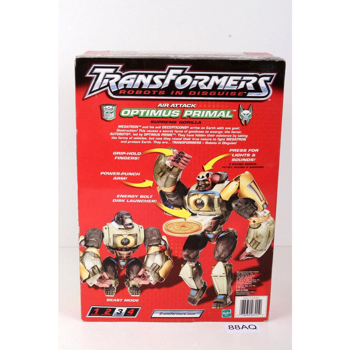 Air Attack Optimus Primal Tru Misb Mosc Super Rid Transformers