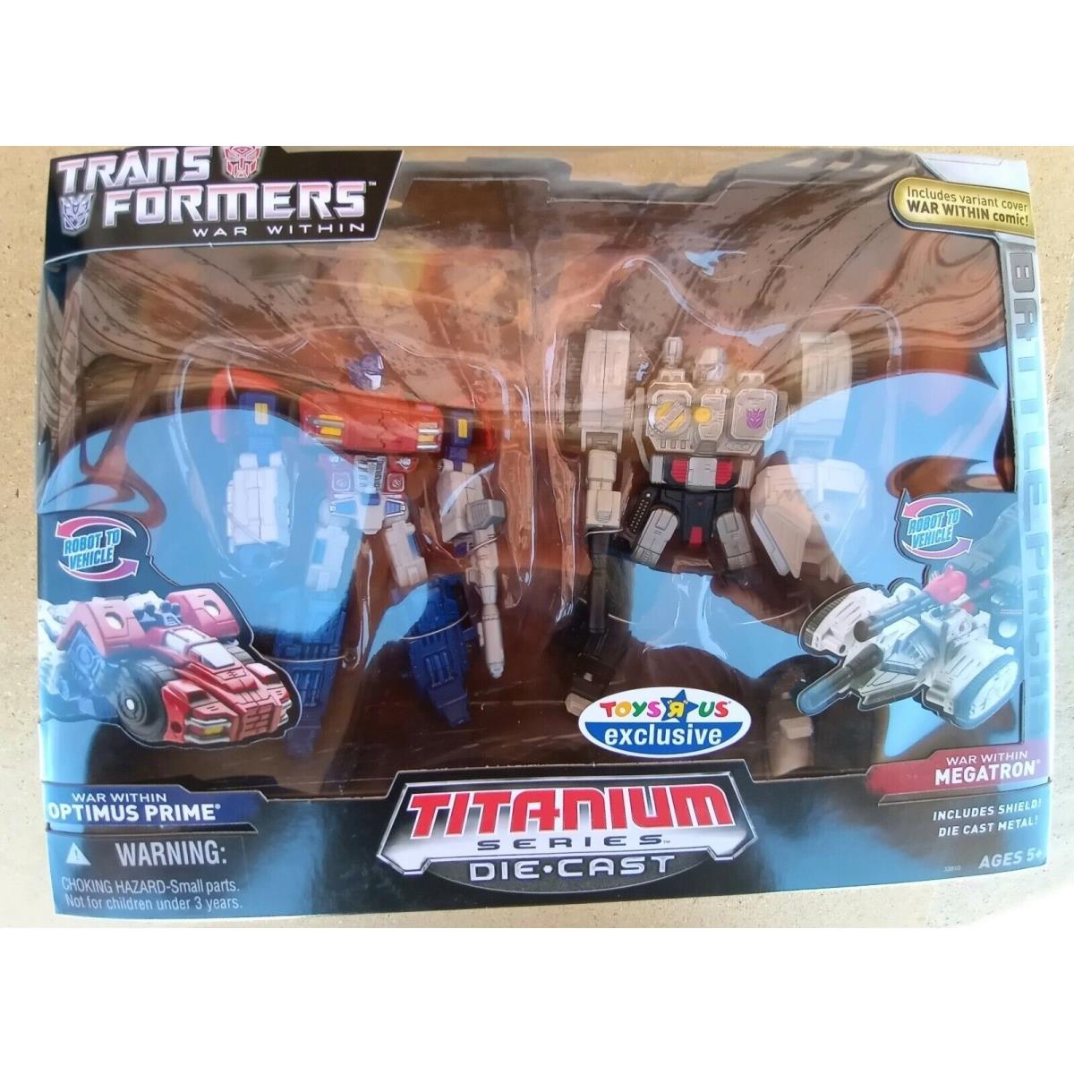 Transformers Titanium Series War Within Optimus Prime vs Megatron Toys R Us