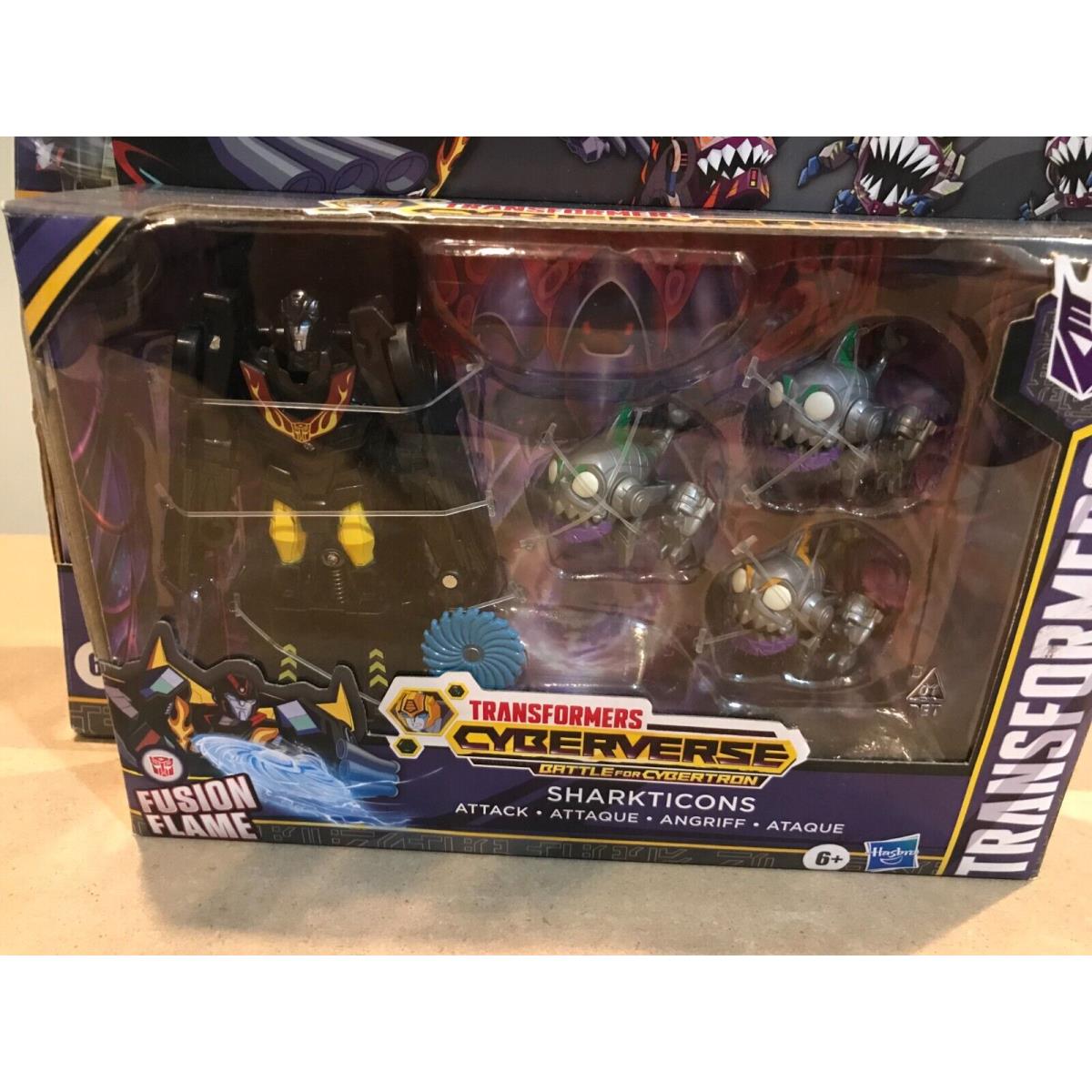 Transformers Cyberverse Hot Rod Sharkticons Quintesson Invasion Set Prowl