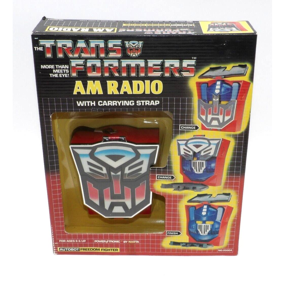 Transformers AM Radio with Carrying Strap No.20004 Power Tronic 1984