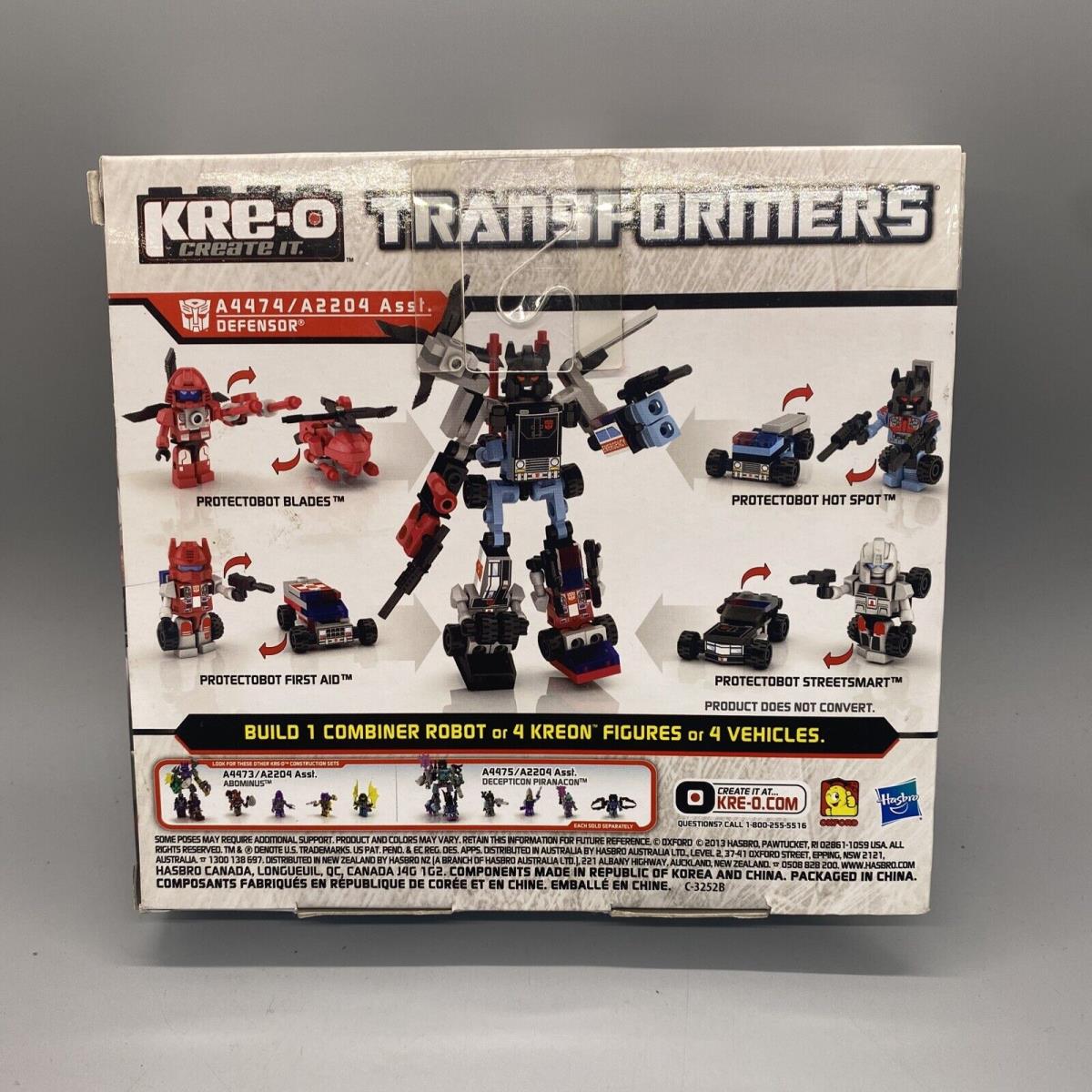 Hasbro 2013 Kre-o Defensor Transformers Micro Changers Combiners Retired Mib