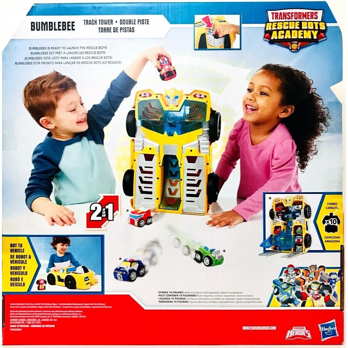 Hasbro Transformers Rescue Bots Academy Bumblebee 2 In 1 Track Tower Age 3 Up