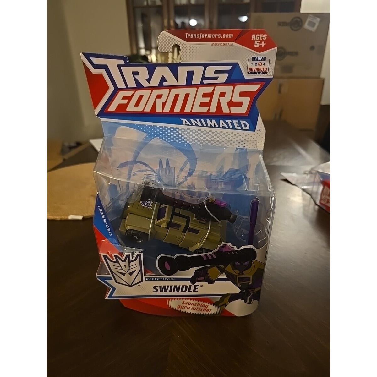 Transformers Animated Deluxe Swindle Mosc