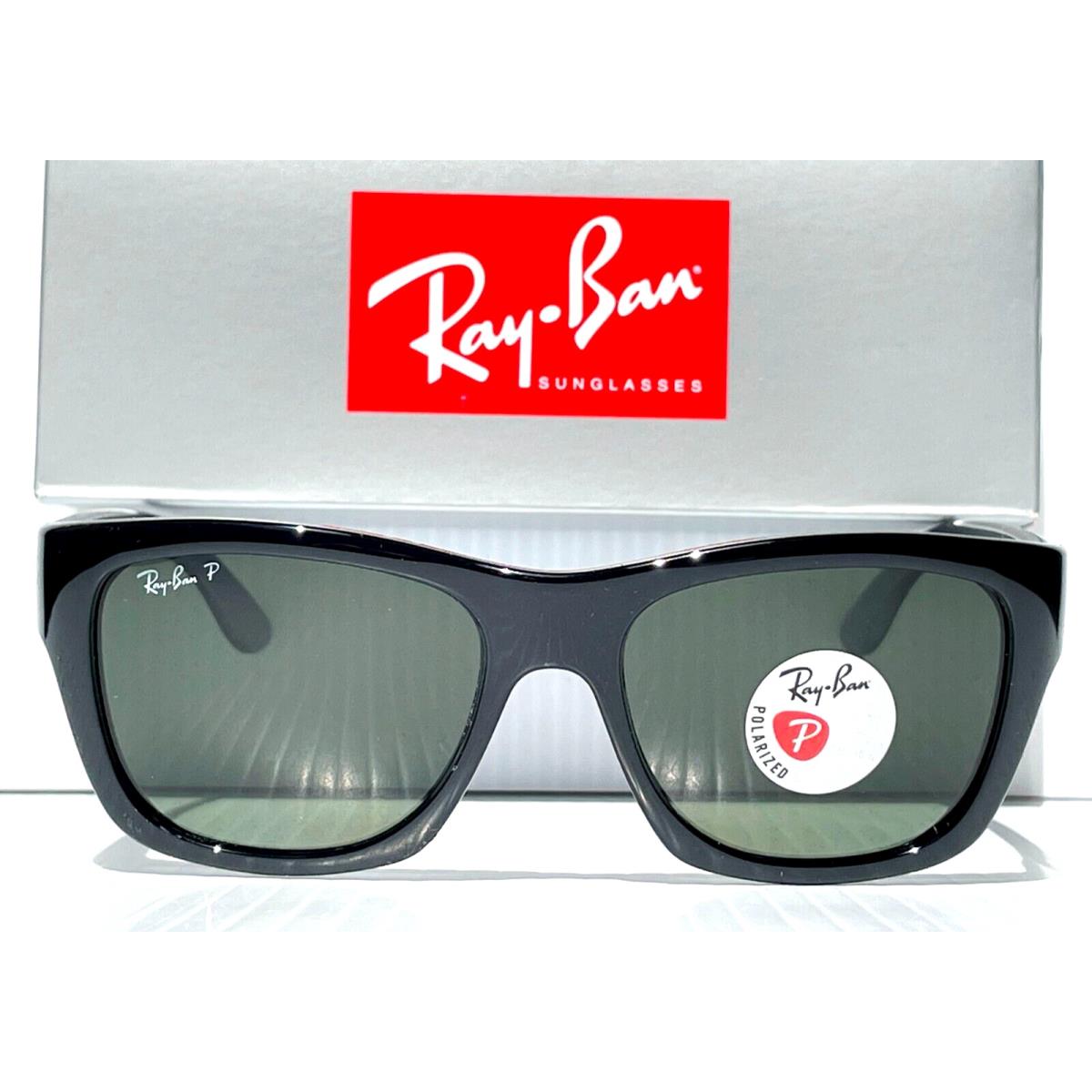 Ray Ban Polished Black Polarized Green Lens Sunglass RB 4194 601/9A