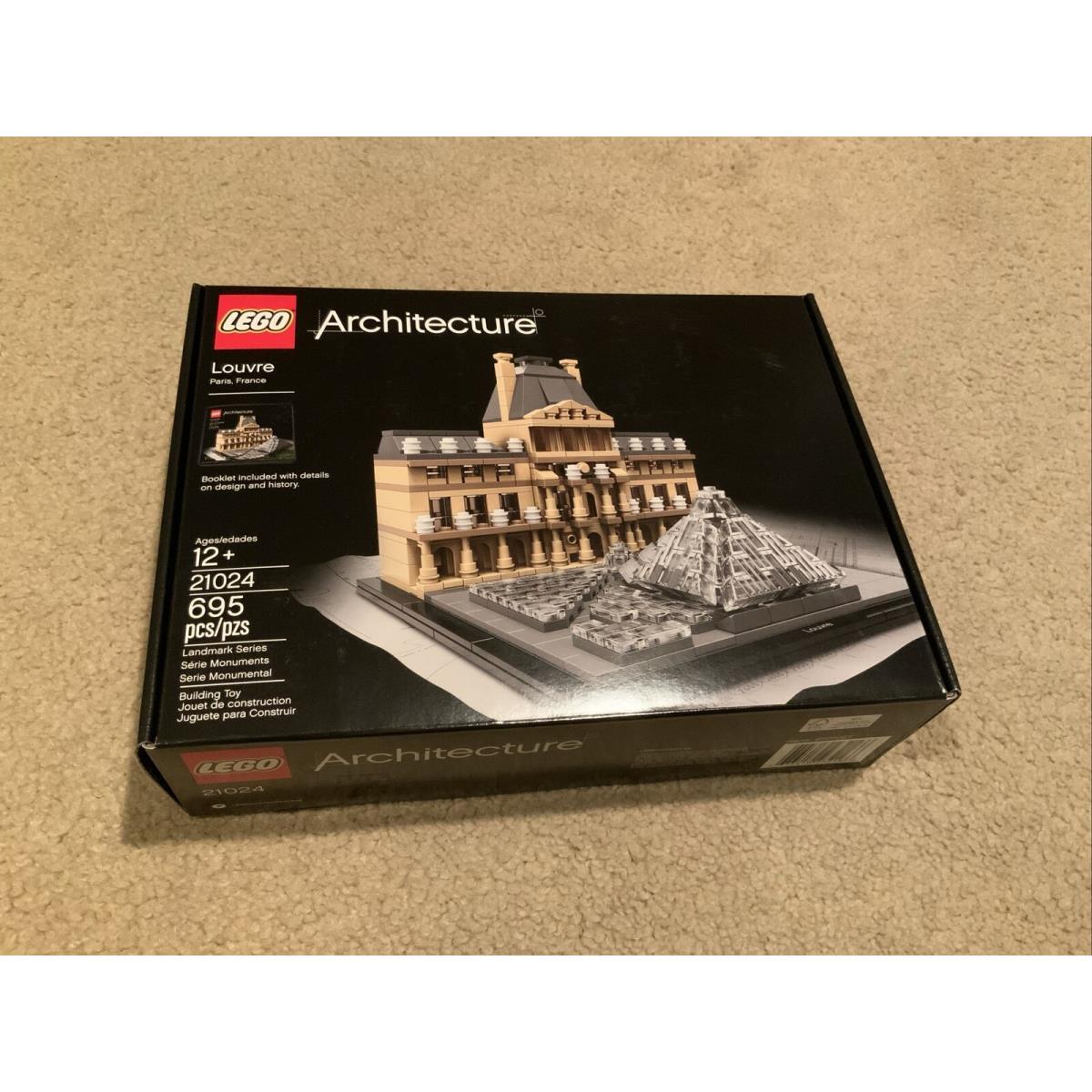 Lego Architecture Louvre 21024 Retired Set Rare