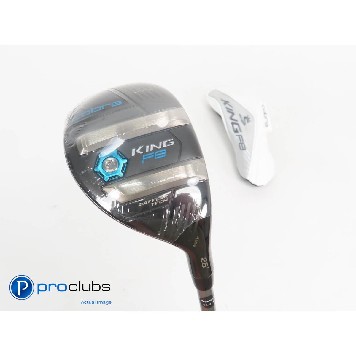 Ladies Cobra King F8 25 5 Hybrid W/cover- Rogue Pro 60 Ladies Flex 330721