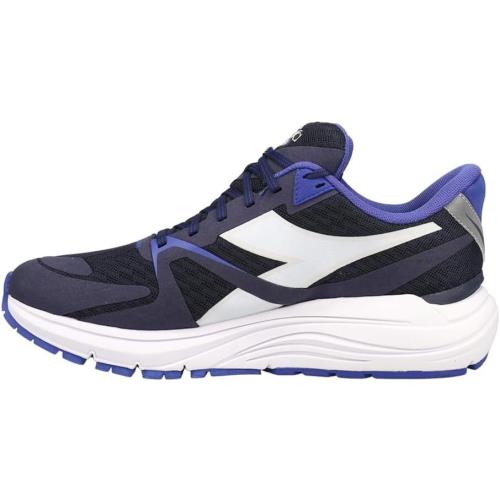 Diadora Men`s Mythos Blushield 8 Vortice Running Shoes Blue/white 8 2E Wide US