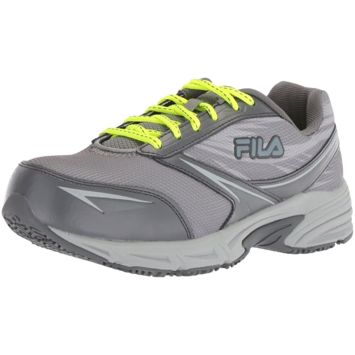 Fila Womens Memory Reckoning 8 Slip Resistant Steel Toe Running Shoe Meiera 2 Sr