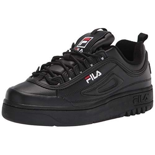 Fila Unisex-child Kids Disruptor Ii Fx-100 Lux Sneaker Blk/fred/blk - Blk/Fred/Blk