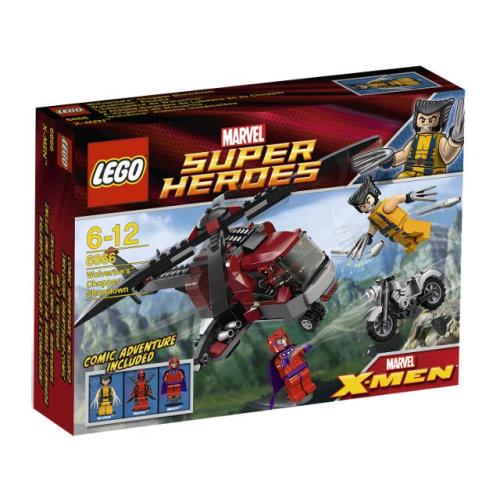 Lego Wolverine`s Chopper Showdown 6866 Super Heroes Minifigure Building Set