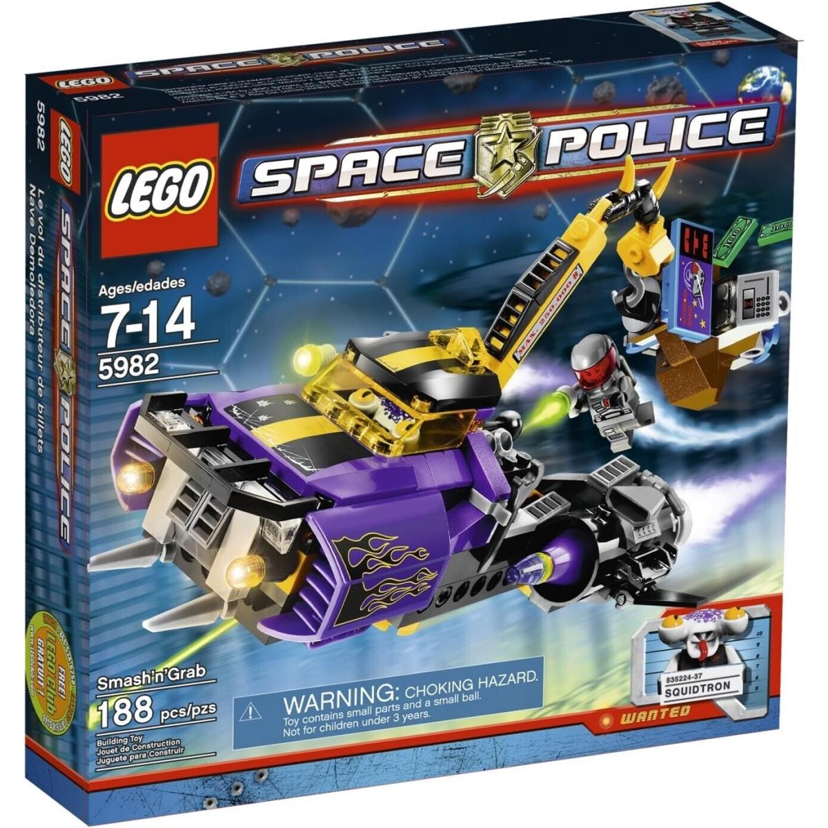 Lego Smash `n` Grab 5982 Space Minifigure Building Set