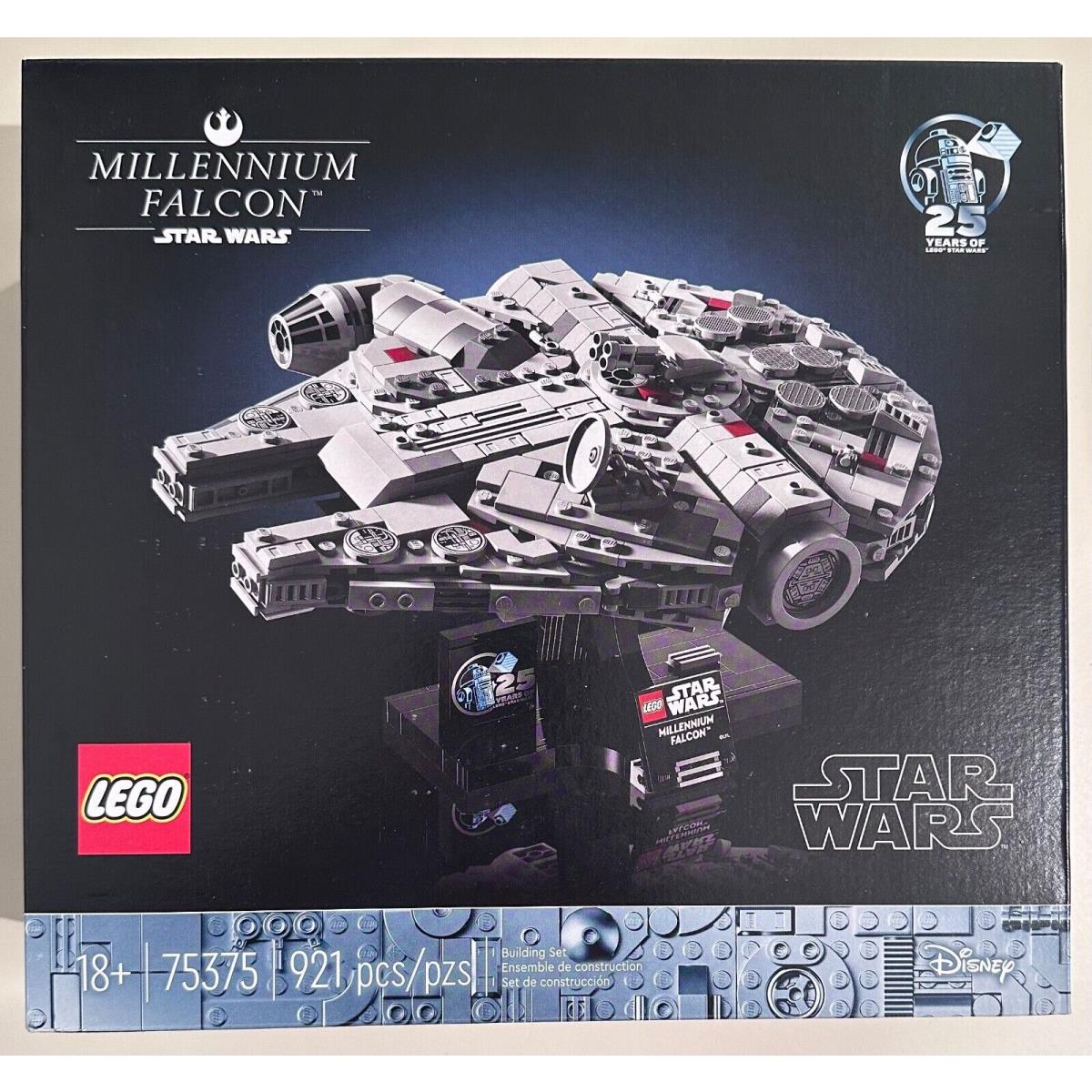 Lego Disney Star Wars Millennium Falcon 75375 Building Toy 921 Pcs