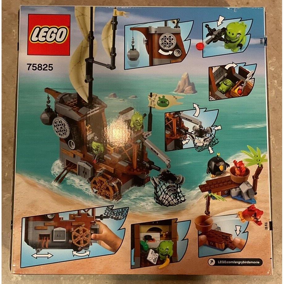 2016 Lego The Angry Birds Movie: Piggy Pirate Ship 75825 Box Has Issues