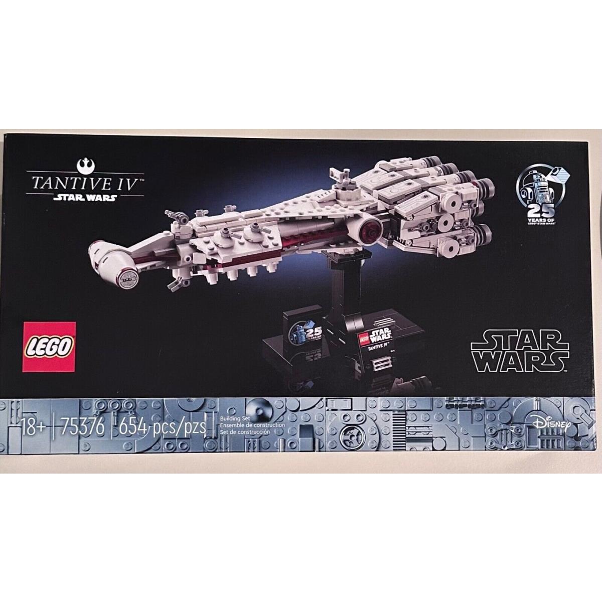 Lego Disney Star Wars Tantive IV 75376 Building Toy 654 Pieces 18+