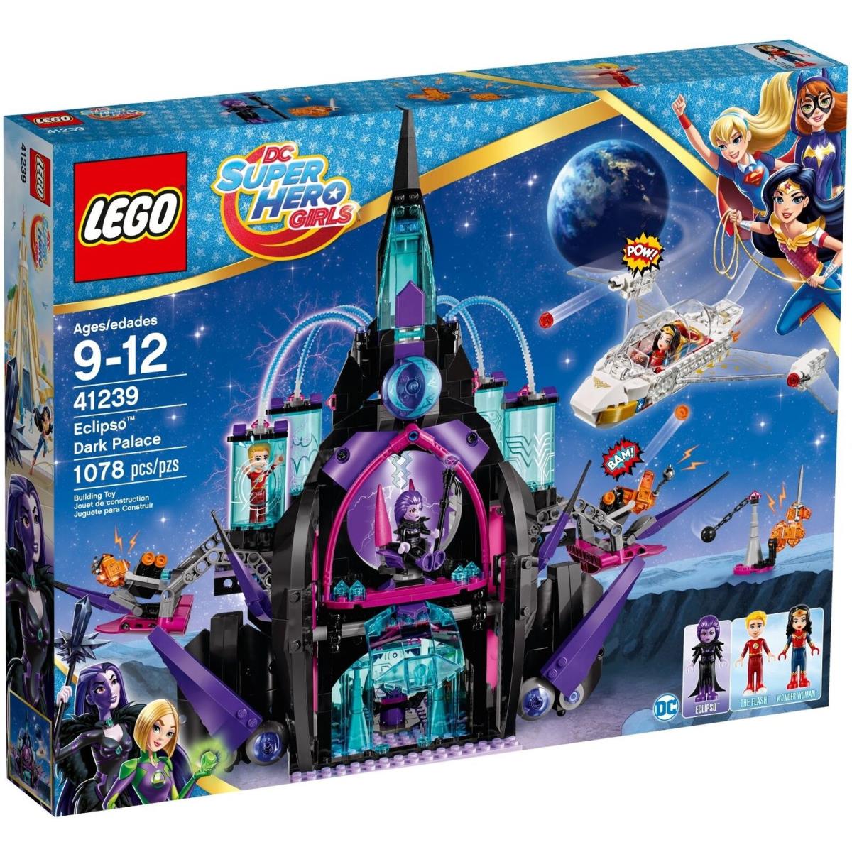 Lego Super Hero Girls DC Eclipso Dark Palace 41239 Retired