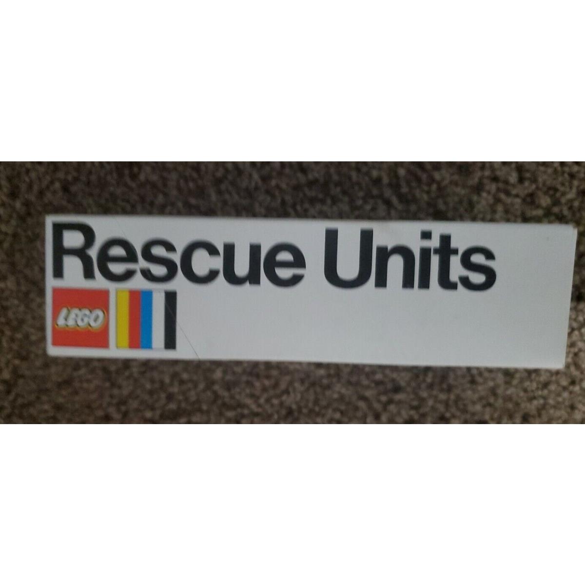 Lego 460 Rescue Units In Box Legoland