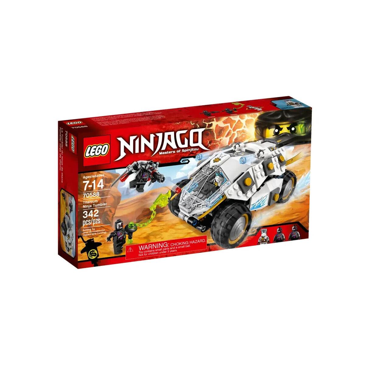 Lego Titanium Ninja Tumbler 70588 Ninjago Minifigure Building Set