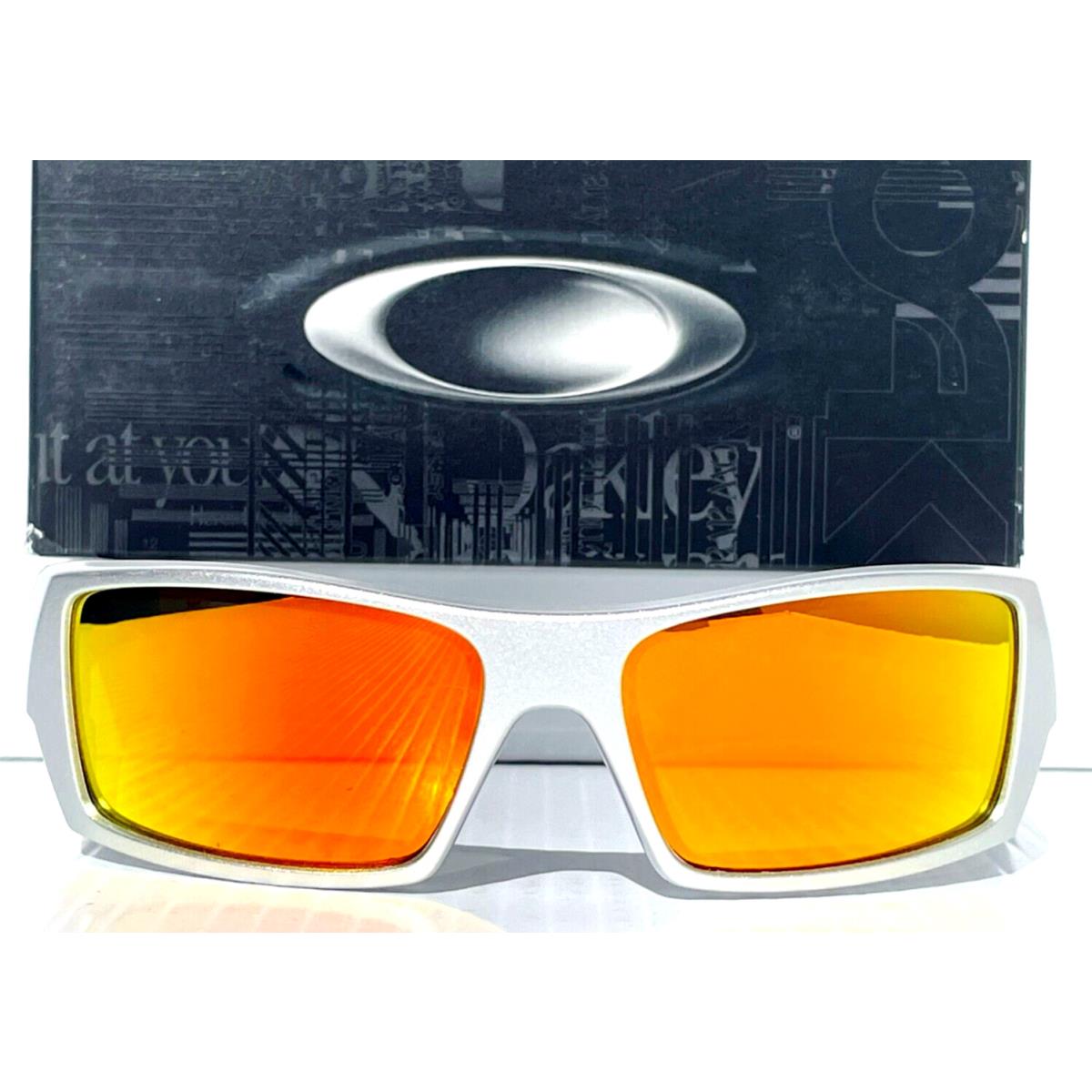 Oakley Gascan X-silver Polarized Galaxy Ruby Iridium Lens Sunglass 9014